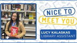 Library Assistant Lucy Kalaskas